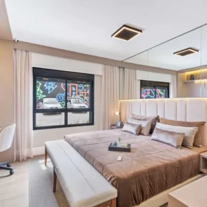 Janelas elétricas nas suítes